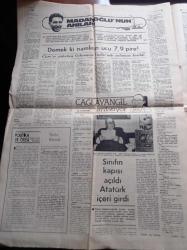 Cumhuriyet Gazetesi - 14 Şubat 1982 - Salon Turnuvasında Fenerbahçe Fenerbahçe Şampiyon Oldu - Serbest Güreşler De Olaylı Başladı - Ankara TKP Davası Yarın Başlıyor - Kızıl Tugaylar- Cemal Madanoğlu Anıları Yazı Dizisi - İhsan Sabri Çağlayangil Anlatıyor Yazı Dizisi - Marilyn Monroe - Barolar Birliği Başkanlık Sitemine Karşı - Anayasa Tartışması Genişletildi