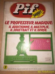Pif Gadget No: 259 - Fransızca Dergi (Les Aventures De Pif - La Famille Fohal - Leo Part - Çai Luron - Placid et Muzo - Horace - FANFAN La Tulipe - Justice - Jean Richard Enquette - Surplouf - Pifou  )