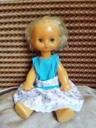 SOVYET RUSYA 1980'LERDEN SERT PLASTİK VİNTAGE OYUNCAK BEBEK 30 CM