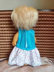 SOVYET RUSYA 1980'LERDEN SERT PLASTİK VİNTAGE OYUNCAK BEBEK 30 CM
