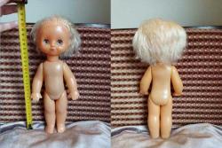 SOVYET RUSYA 1980'LERDEN SERT PLASTİK VİNTAGE OYUNCAK BEBEK 30 CM