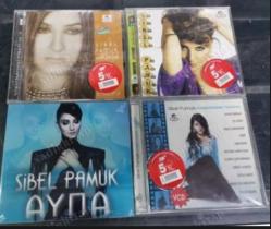 SİBEL PAMUK AYNA +YÜREĞİMİZDEKİ TÜRKÜLER VCD+Sevda Ektim+AHUZAR CD SIFIR