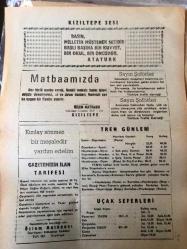 MARDİN KIZILTEPE SESİ  BAĞIMSIZ SİYASİ GAZETE -YEREL TAŞRA BASINI  -  12 EYLÜL 1978- SAYI :1476-Beşiri ilçesinde Karabulut ve Tarhan Aşiretleri  arasındaki çatışma sürüyor -Bir Taksi şoförü arabasını kaçıran şahısları ateşe tuttu 2 kişi can verdi -Kıbrıs 'ta  tek pahalı yiyecek Türkiye'den giden domates- Elektrik hattından bakır tel çalmaya kalkışan iki kişi ceryana kapılıp öldü-Gazetemizin ilan tarifesi