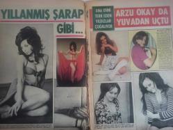 Pazar Aktüalite Sinema Tiyatro Mizah Mecmuası Dergisi Gazetesi - 24 Mart 1972 - Sayı:809 - Filiz Akın - Sezer Güvenirgil - Ayla Ergun - Feridun Çölgeçen - Oya Peri - Erol Solak - Emeklilerin Seks Yarışı haberi - Fikret Hakan - Ülkü Ülker - Altan Günbay - Feridun Çölgeçen - Orhan Aykanat - Özcan Tekgül - Leyla Sayar - Arzu Okay - Türkan Şoray - Nazan Şoray - Atıf Yılmaz - Michelle Gard - Tamer Yiğit - Ülkü Özen - Nilgün Esen - Süheyl Eğriboz fotoğraf ve haberi - Dergi Tam Değildir Sadece 12 Sayfası Mevcuttur