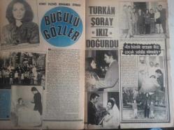 Pazar Aktüalite Sinema Tiyatro Mizah Mecmuası Dergisi Gazetesi - 6 Mart 1970 - Sayı:702- Türkan Şoray - Engin Çağlar - Zeynep Aksu - Müjgan Ağralı - Murat Soydan - Tamyak Benzin Reklamı - Mualla Omay - Puro Sabun Reklamı - Murat Soydan - Safa Önal - Melih Üstüngör - Semra Yıldız - Atilla Ergün - Yıldız Çocuk Çamaşırı Reklamı - Serpil Örümcer - Tugay Toksöz - Hülya Darcan - Berkant - Erol Taş fotoğraf ve haberi - Dergi Tam Değildir Sadece 12 Sayfası Mevcuttur