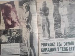Pazar Aktüalite Sinema Tiyatro Mizah Mecmuası Dergisi Gazetesi - 24 Ağustos 1973 - Sayı:883 - Feri Cansel - Ahu Doğan - Türkan Şoray - Rüçhan Adlı - Estellu Blain - Demir Karahan - Seyhan Gümüş - Figen Han - Gamze Öz - Nesrin Nur - Yeşilçam'da Yaşanmış Büyük Aşk Hikayeleri haberi - Sansürlü Rejisörlük haberi - Tanju Korel - Leyla Kenter - Murat Soydan - Meral Zeren - Şenol Öztürk - Ülkü Özen - İsmet Ay - Gülgün Erdem - Hamiyet Yankı - Ceyda Karahan - Yavuz Figenli fotoğraf ve haberi - Tam Takım Dergi