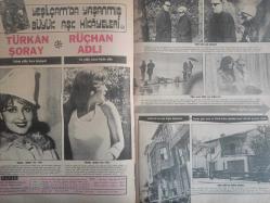 Pazar Aktüalite Sinema Tiyatro Mizah Mecmuası Dergisi Gazetesi - 24 Ağustos 1973 - Sayı:883 - Feri Cansel - Ahu Doğan - Türkan Şoray - Rüçhan Adlı - Estellu Blain - Demir Karahan - Seyhan Gümüş - Figen Han - Gamze Öz - Nesrin Nur - Yeşilçam'da Yaşanmış Büyük Aşk Hikayeleri haberi - Sansürlü Rejisörlük haberi - Tanju Korel - Leyla Kenter - Murat Soydan - Meral Zeren - Şenol Öztürk - Ülkü Özen - İsmet Ay - Gülgün Erdem - Hamiyet Yankı - Ceyda Karahan - Yavuz Figenli fotoğraf ve haberi - Tam Takım Dergi