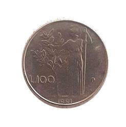 İtalya 100 Liret 1991