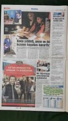 Sözcü Gazete 11 Nisan 2015 Milletçe Alkışlıyoruz,Bilal Erdoğan,Cansen Başaran Symes,Dirk Kuyt,Jose Bosingwa,Diego Ribas,Mircea Lucescu,Demba Ba,Slaven Bilic,Ersan Adem Gülüm,Dursun Özbek,Bülent Arınç,Öztürk Yılmaz,Mustafa Varank,Mehmet Atalay,Mevlüt Çavuşoğlu,Ekrem İncel,İlker Başbuğ,Ali Babacan,Kıvanç Tatlıtuğ - İlker Ayrık Akbank Reklamı