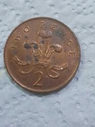TWO PENCE 1991-1994 2 ADET Birleşik Krallık 2 yeni peni