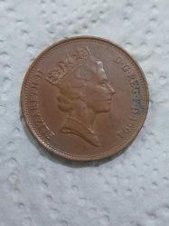 TWO PENCE 1991-1994 2 ADET Birleşik Krallık 2 yeni peni