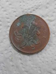 TWO PENCE 1991-1994 2 ADET Birleşik Krallık 2 yeni peni