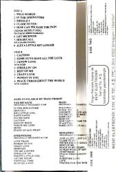 Maxi Priest Best Of Me Kaseti, Should 1, Close To You, Let Me Know, Housecall, Caution, Best Of Me, Crazy Love