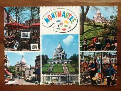 ŞEHİR KARTPOSTALI, FRANSA PARİS SACRÉ-CŒUR BAZİLİKASI, ARKASI YAZILI, RENKLİ, 11 X 15 CM EBADINDA - 1940'LAR, 1950'LER, 1960'LAR, 1970'LER 1980'LER