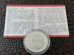 DARPHANE OSMANLI PADİŞAHLARI SERİSİ II. MURAD Osmanlı Padişahları Serisi No: 6  Gümüş Hatıra Para Çil