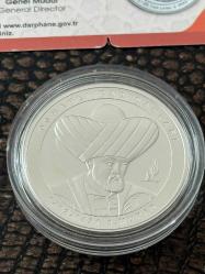 DARPHANE OSMANLI PADİŞAHLARI SERİSİ II. MURAD Osmanlı Padişahları Serisi No: 6  Gümüş Hatıra Para Çil