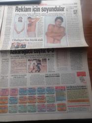 Hürriyet Gazetesi - 24 Ocak 1998 - Doping Yüzünden Teftişlik Olan Haltere Yeni Bir Bomba Düştü - Bill Clinton Oval Ofiste Harem Kurdu - Sezen Aksu - Fenerbahçeli Elvir Boliç Galatasaraylı Tugay Kerimoğlu Beşiktaşlı Alpay Özalan Reklam İçin Soyundu - Kore Savaşı Anma Günü - Serdar Bilgili Patladı - Barcelona'dan Oktay Derelioğlu'na Takip - NBA - Cibalispor'dan Büyük Atak - Ve Özer Çiller Yargıç Karşısında