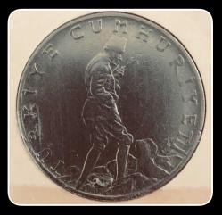 1960 Yılı 2,5 LİRA (TCM114) T.C Düz