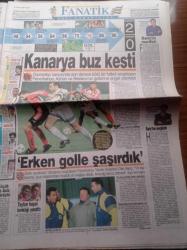 Fanatik Gazetesi- 18 Ocak 1998 -  İstanbulspor Çanakkale Dardanel'i Kolay Geçti - Oğuz Çetin'den Futbol Şov - Futbolda Türk Yunan İttifakı- Antep Değil Fenerbahçe Gazi - Süleyman Seba El Koyuyor - Maçta Kalp Krizi Geçiren Nesih Altuğ Öldü - Galatasaray'ın Gecesi - Engin Verel- Haluk Ulusoy - Şenes Erzik