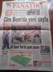 Fanatik Gazetesi- 18 Ocak 1998 -  İstanbulspor Çanakkale Dardanel'i Kolay Geçti - Oğuz Çetin'den Futbol Şov - Futbolda Türk Yunan İttifakı- Antep Değil Fenerbahçe Gazi - Süleyman Seba El Koyuyor - Maçta Kalp Krizi Geçiren Nesih Altuğ Öldü - Galatasaray'ın Gecesi - Engin Verel- Haluk Ulusoy - Şenes Erzik
