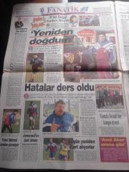 Fanatik Gazetesi - 7 Ocak 1998 - Adnan Polat Başkanlığı Düşünmüyor - Sergen Yalçın - 0 900 Ali Şen Gitsin Mi Kalsın Mı - Trabzonspor Bulgar Dartnev'i Deneyecek - Amokachi Geldi İdmana Çıkıyor - Aziz Yıldırım'ın Antrenör Adayı Antiç - Fransa 98 Kupası - Pavarotti - Barcelonaya Son 10 Dakika Sürprizi - Yeşim Salkım - Sümer Ezgü - Muazzez Ersoy