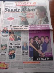 Fanatik Gazetesi - 7 Ocak 1998 - Adnan Polat Başkanlığı Düşünmüyor - Sergen Yalçın - 0 900 Ali Şen Gitsin Mi Kalsın Mı - Trabzonspor Bulgar Dartnev'i Deneyecek - Amokachi Geldi İdmana Çıkıyor - Aziz Yıldırım'ın Antrenör Adayı Antiç - Fransa 98 Kupası - Pavarotti - Barcelonaya Son 10 Dakika Sürprizi - Yeşim Salkım - Sümer Ezgü - Muazzez Ersoy