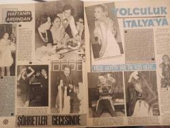 Pazar Aktüalite Sinema Tiyatro Mizah Mecmuası Dergisi Gazetesi - Türkan Şoray - Rüçhan Adlı - Selda Alkor - Fahriye Yen - Hasan Kazankaya - Filiz Akın - İlker İnanoğlu - Kartal Tibet - Taft Saç Spreyi Reklamı - Aşk'a Devam fotoğraf ve haberi - Dergi Tam Değildir Sadece 4 Sayfası Mevcuttur - Dergi Kapağı Yoktur