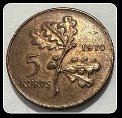 LOT.15 » 1970 - 5 KURUŞ (TCM970)