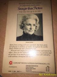 Stranger than Fiction - Denise Robins : Her life story - Coronet Books / Hodder and Stoughton - İngilizce Kitap (Kurgudan Daha Garip)