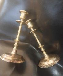 Pirinç Şamdan, İKİ ADET Eski ŞAMDAN