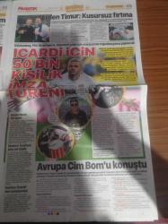 Fanatik Gazetesi - 1 Haziran 2023 - Galatasaray'ın Şampiyonluk Hediyesi İcardi - Şampiyonlar Ligi Galatasaray'ı Bekliyor - Erden Timur Kusursuz Fırtına - Önce Ziyech Sonra Pulusic - Okan Buruk'a Yeni Sözleşme - İyi Ki Varsın Arda Güler - Dünya Tekvando Şampiyonasında Şampiyon Merve Dinçel