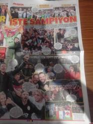 Fanatik Gazetesi - 1 Haziran 2023 - Galatasaray'ın Şampiyonluk Hediyesi İcardi - Şampiyonlar Ligi Galatasaray'ı Bekliyor - Erden Timur Kusursuz Fırtına - Önce Ziyech Sonra Pulusic - Okan Buruk'a Yeni Sözleşme - İyi Ki Varsın Arda Güler - Dünya Tekvando Şampiyonasında Şampiyon Merve Dinçel