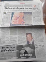 Sabah Gazetesi - 1 Ağustos 2000 - Elvir Baliç Kefen Giyerim Galatasaray Forması Giymem - Ünlü Güzellerin Kadın Sapıkları - Alaattin Çakıcı Mehmet Ali Ağca'ya Kızdı Harçlığını Kesti - Vurguncuya Maaş Yayını Ses Getirdi Bülent Ecevit El Koydu - Ahmet Necdet Sezer - Aysu Baceoğlu - Ayşe Hatun Önal - Hande Ataizi - Aysun Kayacı - Şovmen Boran Kaya Trafik Kazasında Öldü