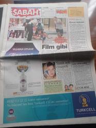 Sabah Gazetesi - 30 Temmuz 2000 - Galatasaray'a Darbe - Elvir Baliç - Mustafa Denizli - Alpay Özalan - Mit Eski Daire Başkanı Mehmet Eymür Yeşil Kod Adlı Mahmut Yıldırım'ın Kimliğini Açıkladı - Semiha Yankı Zor Kurtuldu - Jet Fadıl'dan Sanal Temel - Mesut Yılmaz'dan Voleybol Dersi Katile Bile Maaş Ödüyoruz
