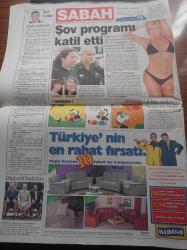 Sabah Gazetesi - 30 Temmuz 2000 - Galatasaray'a Darbe - Elvir Baliç - Mustafa Denizli - Alpay Özalan - Mit Eski Daire Başkanı Mehmet Eymür Yeşil Kod Adlı Mahmut Yıldırım'ın Kimliğini Açıkladı - Semiha Yankı Zor Kurtuldu - Jet Fadıl'dan Sanal Temel - Mesut Yılmaz'dan Voleybol Dersi Katile Bile Maaş Ödüyoruz