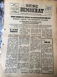 TOKAT GENÇ DEMOKRAT  SİYASİ GAZETE- YEREL  TAŞRA BASINI-    14 Ağustos 1957-YIL :3 SAYI :572-Başvekilin Kastamonu da şeker  fabrikasında temel atma merasiminde verdiği mühim nutuk  iktisadi istiklal mücadelesinin  meydan muharebesi  kazanılmıştır -İlan Tokat  Devlet Hastanesi Baştabipliğinden -