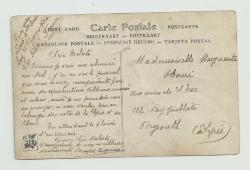 ARKASI FRANSIZCA YAZILI / BEYRUT'A GÖNDERİLMİŞ SEYYAR BALIKÇI KARTPOSTALI...