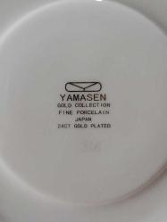 **YAMASEN 24 CT GOLD COLLECTION FINE PORCELAIN JAPAN.**