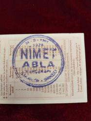 MİLLİ PİYANGO 31 ARALIK 2009 YILBAŞI ÇEYREK BİLET NİMET ABLA DAMGALI PİYANGO BİLETİ 2020