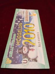 MİLLİ PİYANGO 31 ARALIK 2009 YILBAŞI ÇEYREK BİLET NİMET ABLA DAMGALI PİYANGO BİLETİ 2020