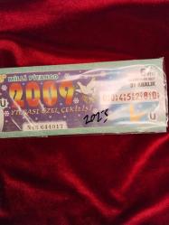 MİLLİ PİYANGO 31 ARALIK 2008 YILBAŞI ÇEYREK  PİYANGO BİLETİ 2023