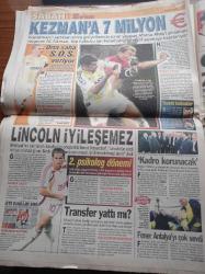 Sabah Gazetesi - 8 Ocak 2008 - En İyi Transfer Gökhan Zan - Fazıl Hüsnü Dağlarca Tek Evini Gençlere Bıraktı - Dinazor Türünü Sinekler Yok Etti -  AKP'li Vekil Osman Yağmurdereli'yi Suçlayan Dekan - ABD İle Yeni Dönem - Cumhurbaşkanı Abdullah Gül Bush İle Görüşecek - Biz Derin Devletiz Çetesi - Erol Evcil'e Müebbet - Recep Tayyip Erdoğan - 301 İçin Yeni Kriter - Deniz Seki - Hugo Chavez Ve Naomi Campbell Görüşmesi