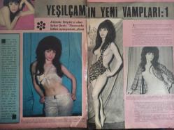 Pazar Aktüalite Sinema Tiyatro Mizah Mecmuası Dergisi Gazetesi - 24 Aralık 1966 - Sayı:535 - Seher Şeniz - Carrol Baker - France Pasier - Yeşilçam Yeni Vampları:1 haberi - Zeki Müren - Ajda Pekkan - Feridun Karakaya - Osman Seden - Kadir Savun - Feridun Çölgeçen - Türkan Şoray - Ali Şen - İlham Hemşeri - Muammer Gözalan - Necati İlktaç - PURO Sabun Reklamı fotoğraf ve haberi - Dergi Tam Değildir Sadece 6 Sayfası Mevcuttur