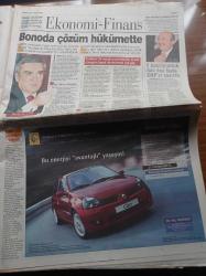Sabah Gazetesi - 15 Eylül 2003 - Pierre Van Hoijdonk Fenerbahçe'yi Ateşledi - Şişli Belediye Başkanı Mustafa Sarıgül Belediyelerin Seçim Öncesi Kazı Yapmasını Eleştirdi - Koç'ların Gözyaşı Sevgi Gönül İçin - Depremzede Anneye Kızını Okula Kaydettirebilmesi İçin Okul Temizlettirildi - David Beckham Film Yıldızı Oluyor - Leonardo Di Caprio