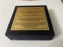 2021 - Kanal İstanbul Hatıra Parası (Kadife Kutulu) - Darphane Sertifikalı Gümüş Hatıra Para - Çil