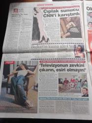 Sabah Gazetesi - 29 Nisan 2001 - Potada Türkiye Kupası Finali Efes Pilsen Türk Telekom - Küçük Ayasofya Yıkılmak Üzere - Beşiktaş Havlu Attı - Hagi - Cavit Çağlar Apo'nun Getirilmesi İçin Devlete Uçağımı Vermiştim - Cavit Çağlar Şimdi Devlet Beni Abdullah Öcalan Gibi Götürüyor - Üniversitede Kedi Kavgası - İstanbul Üniversitesi Rektörü Kemal Alemdaroğlu - Bülent Ecevit - İşte Kadir İnanır'ın Çiftliği