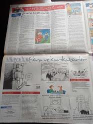 Sabah Çizgi Dünyası Gazetesi - 15 Şubat 2004 - Sayı 51 - Karikatür-Bedri Koraman'ın Haftalıkları - Limon İle Zeytin - Karaların Ve Akların Hasanları- Hakan Köksal - Utku Gürtunca - İzah Enstitüsü - Cominic - Editör Fatih Solmaz