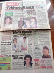 Sabah Gazetesi - 8 Ekim 1988 - Bülent Ersoy”Fahişelik yapmadım”haber ve fotoğrafları-Münir Özkul - Barış Manço - Ateşböceği Ercan - Galatasaray İkinci Turda Tam Dişine Göre Rakip Buldu - 12 Yaşındaki Rosa Rolan Moda Dünyasını Alt Üst Etti - Turgut Özal Türkiye'nin Ortak Pazara Girmesi Üç Dört Yıl Sürer - Bulgaristan'da Bir Türk Milletvekili Sevdiye Tahiroğlu - TİSK Başkanı Halit Narin