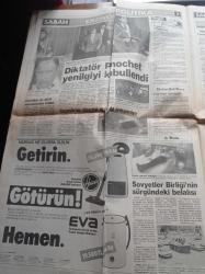 Sabah Gazetesi - 8 Ekim 1988 - Bülent Ersoy”Fahişelik yapmadım”haber ve fotoğrafları-Münir Özkul - Barış Manço - Ateşböceği Ercan - Galatasaray İkinci Turda Tam Dişine Göre Rakip Buldu - 12 Yaşındaki Rosa Rolan Moda Dünyasını Alt Üst Etti - Turgut Özal Türkiye'nin Ortak Pazara Girmesi Üç Dört Yıl Sürer - Bulgaristan'da Bir Türk Milletvekili Sevdiye Tahiroğlu - TİSK Başkanı Halit Narin