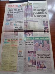 Sabah Gazetesi - 8 Ekim 1988 - Bülent Ersoy”Fahişelik yapmadım”haber ve fotoğrafları-Münir Özkul - Barış Manço - Ateşböceği Ercan - Galatasaray İkinci Turda Tam Dişine Göre Rakip Buldu - 12 Yaşındaki Rosa Rolan Moda Dünyasını Alt Üst Etti - Turgut Özal Türkiye'nin Ortak Pazara Girmesi Üç Dört Yıl Sürer - Bulgaristan'da Bir Türk Milletvekili Sevdiye Tahiroğlu - TİSK Başkanı Halit Narin